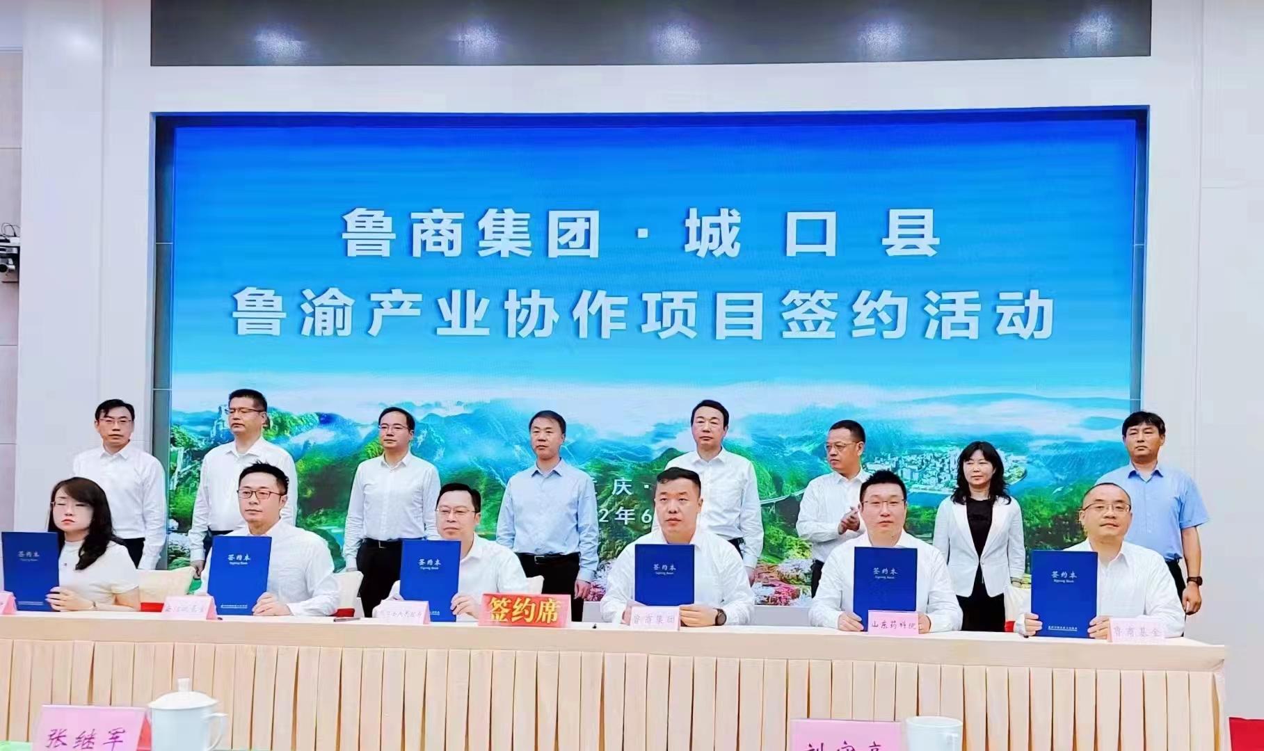 高洪雷出席鲁渝产业协作项目签约仪式